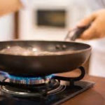 Heat the pan over low fire