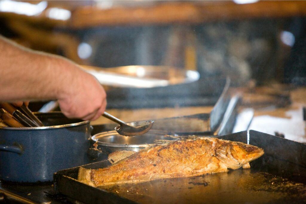 Temperature of Fish when Cooked